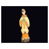 Mid-Century Chalkware Emperor Figure 15in