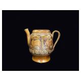 Lota Ecuador Glazed Pottery Pitcher Feline Motif