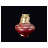 Mid-Century Red Lacquer Table Lighter