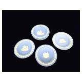 Wedgwood Blue Jasperware Plates Set of 7