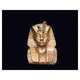 Cast Brass King Tutankhamun Bust Late 20th C