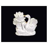Daniel Brand Porcelain Swan Pair Figurine