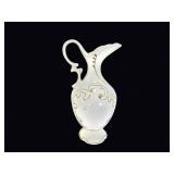 RS Spain Porcelain Ewer Gilt Scroll Late 20th C