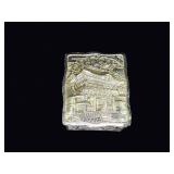Japanese Silverplate Temple Box Pierced Dragon