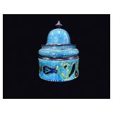 Bitossi Rimini Blu Ceramic Lidded Jar Italy