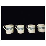 Wedgwood Bone China Demitasse Cans Set of 4
