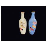 Tokkuri Sake Bottles Pair Dragonfly c1950