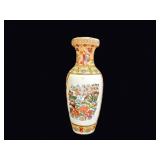 Satsuma Style Porcelain Baluster Vase Late 20thC