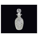 Cut Lead Crystal Decanter Diamond Pattern
