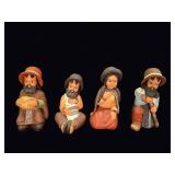 Peruvian Folk Art Pottery Nativity Figures 4