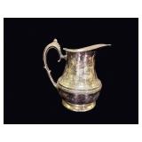 Sheridan Silverplate Water Pitcher Mid-20th C