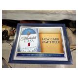 Vintage Framed Beer Advertising Sign