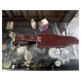 Fixed Blade Wavy Edge Hunting Knife