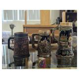 Set of Vintage Ceramic Beer Steins
