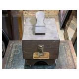 Vintage KIWI Handcrafted Shoe Groomer Valet Box