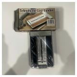 Vintage Desktop Telephone List Finder