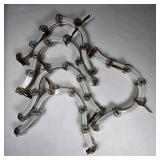 Murano Style Glass Chandelier Arms