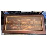 Framed Oil on Canvas, Signed W. J. Edwards