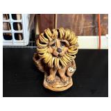 Vintage Studio Pottery Lion Planter