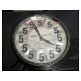 Quartz Battery-Operated Wall Clock