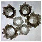 Frosted Glass Flower Lamp Shades