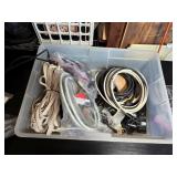 Assorted Electronic Cables and Power Cords