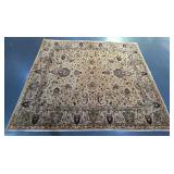 Persian-Style Floral Arabesque Area Rug 114 In
