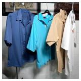 Group of Men's Polos and Button-Down Shirts
