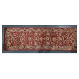 Kenneth Mink Traditional Floral Runner Rug 96 In
