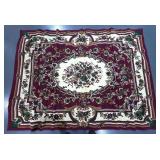 Linen Universe Jasmine Collection Floral Area Rug