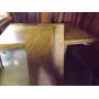 DINING TABLE W/ SIX CHAIRS & LEAVES