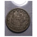 1883 LIBERTY HEAD V NICKEL 1883 LIBERTY HEAD V NICKEL