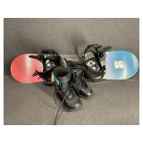Rowdy Snowboard Size 98 with Bandit Boots