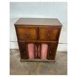 Wood Media Cabinet