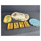 Lot of Decorations & Serving Dishes