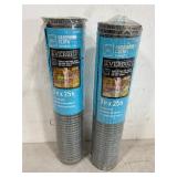 2 - Rolls of Everbilt 19 Gauge Wire Fencing