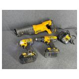 Dewalt Power Tools with Battery Charger