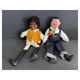 2 - Plush Ventriloquist Dolls