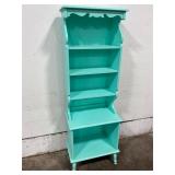 Painted Wood Bookshelf