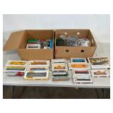 Lot of Model Train Cars and Accessories