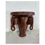 Ornate Wall Hanging Elephant Shelf