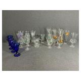 Lot of Glass Stemware and Cups
