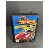 Lot of Die-Cast Vehicles in Hot Wheels Carry Case
