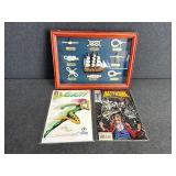 Ship Knot Shadowbox & Comic Books