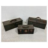 3 - Vintage Tool Boxes