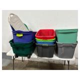 8 - Plastic Storage Totes