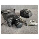2 - Canon Digital Cameras with Cases
