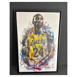 Kobe Bryant Artwork Print on Canvas