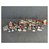 Lot of Chirstmas Villiage Figures