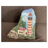 Painted Lighthouse Rock